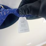 ONIA Womens Dalia Textured Bikini Top Blue Size Medium New Photo 9