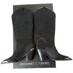 NIB DANIEL X DIAMOND North Jewel Cave Knee High Western Boot Black 6.5 Photo 3