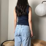 y2k vintage american usa flag 4th of july graphic sleeveless baby tee tank top Blue Size M Photo 7