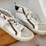 Madewell COPY -  unisex mens 6.5 women 8 high top white leather brown fashion sn… Photo 0