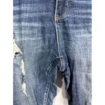 Buckle Black Ankle Skinny Jeans Distressed Ripped Medium Wash Size 33 Blue Photo 1