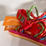 Farm Rio NEW Tropical Platform Sandal in Ipanema Size 9 Tropical Beachy Vacay Photo 3
