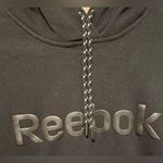 Reebok Women’s  Black Pullover Hoodie with Zip Pocket – Size Medium Photo 3