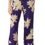 Zadig & Voltaire Roses Blossom Printed Silk Pants Size 40 / Large Photo 0