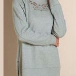 Soft Surroundings Large Top Sweatshirt Urban Chic Sage Green Comfy Soft Cotton Photo 0