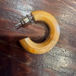 Anthropologie  Midi Wooden Hoops Photo 3