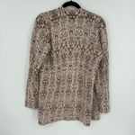 Charter Club Luxury Snakeskin Print 100% Cashmere Open Front Cardigan Sweater S Photo 7