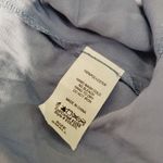 Etiquette Boutique  Blue Fringe Short Sleeve Shirt Small Photo 7