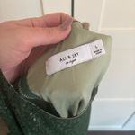 Ali & Jay  Crystal Garden Cutout Maxi Dress in Green Size Large NWT Photo 5