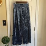 A New Day  Blue Velvet Boho Wide Leg Pants Photo 2