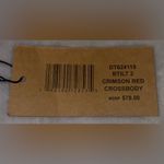 Steve Madden  NWT BTilt 2 Crimson Red W/Rhinestone SM Logo Crossbody Photo 13