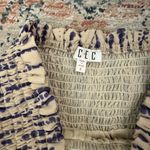 High Waist Blue and White Tie Photo 1