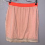 Mossimo Supply Co Mossimo neon orange mesh mini pencil skirt Photo 1