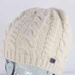 The North Face  Spell Out Wool Chunky Cable Knit Beanie Hat Photo 3