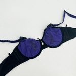 Ashley Graham Womens Goth Lace Whimsigoth Corset Detail Balconette Bra Size 38C Black Photo 6