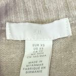 H&M  Women's Beige Wool Knit V-Neck Sleeveless Pullover Sweater Vest Tank Top XS Photo 2