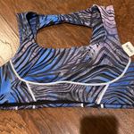 FP MOVEMENT YOU’RE A PEACH PRINTED SPORTS PRA IN BLACK CYBER COMBO Blue Size L Photo 2