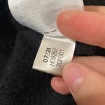 Adidas Essential Women's Fleece Loose Cropped 1/4-Zip Pullover in black size L Photo 12