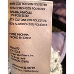 Anthropologie  Blue/White‎ Sleeveless Sweater  Size L Photo 5