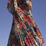 Club Monaco NEW  Zorbina Pleated Floral Midi Dress 6 Photo 1