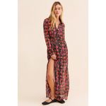 Free People Jerra Plaid Maxi Shirt Dress Photo 2