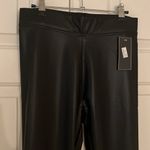 Boutique brand pleather leggings size L Black Size L Photo 1