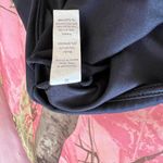 black active cropped tank top built in bra Photo 5