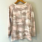 Stella & Dot Neutral Camo Zip Sweater | Small Photo 6