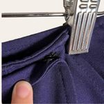 Giorgio Armani Solid Navy Purple Blue Straight Pencil Wrap Skirt Size 6 Photo 5