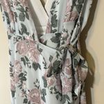 Lovers + Friends Revolve Leah Gown in Sea Foam Flore Size 2 Photo 4