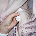 Mac Duggal 70224 Rose Pink Floral Applique Long Sleeve Illusion Gown Size 12 NWT Photo 8