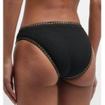 NWT Platinum Color Block Whipstitched Scoop Bikini Bottom Size L Photo 4