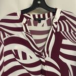 Banana Republic  dress white/burgundy size xs Photo 1