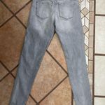 Juicy Couture Light Gray Distressed Skinny Jeans Photo 6