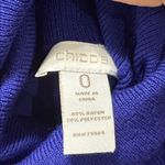 Chico's Grape Purple 3/4 Sleeve Turtleneck Knit Sweater size 4 Photo 7