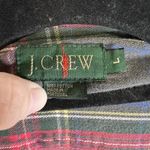 J.Crew Oarsman Button Up Long Pajama Top Vintage Plaid Red Green Large Photo 5