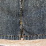 Eddie Bauer Denim Jean Skirt Knee Length 100% Cotton Back Slit Size 8 Photo 4