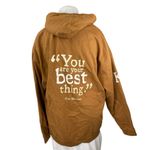 Independent Women's Brown Graphic Print Long Sleeve Hooded Hoodie Sweatshirt XL Photo 2