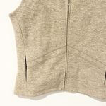 Ibex Carrie Vest Oatmeal Heather Merino Wool Full Zip Vest Size XS Tan Photo 1