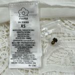 Farm Rio NWT Guipire Short Sleeve Blouse Size XS White Crochet Pineapple Beachy Photo 9