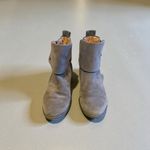 Nine West Leather Gray Suede Ankle Boots Photo 2