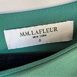 MM.LaFleur The Sarah Sheath Dress Sleeveless Viridian Green Crepe size 4 Photo 7