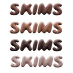 SKIMS penny metallic swim v-waist short | ruched swim shorts Photo 1