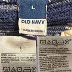 Old Navy  Womens Dress Blue White Gingham Plaid Flutter Sleeve Smocked Size Large Photo 8