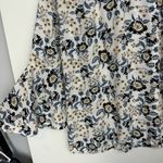 Free People  Floral Boho Printed Tunic Mini Dress Sz XS Magic Mystery Bell Sleeve Photo 13