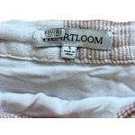 Heartloom Bently High Waist Checker Plaid Skirt Button Tie Coverup S Pink Cream Photo 8