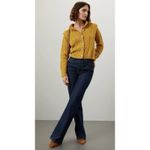 Central Park West  Savannah Cardigan in Yellow, Size S Photo 3