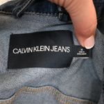 Calvin Klein Jeans  Womens M Cropped Denim Jean Jacket Photo 7