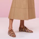 Zimmermann  Woven Lace Up Derby Flats 39 Photo 0