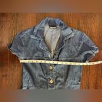 Vintage Blue  100% Cotton Made in USA Denim Maxi Dress Size 4 Photo 5